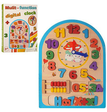 Деревянная игрушка Часы (MD1050)